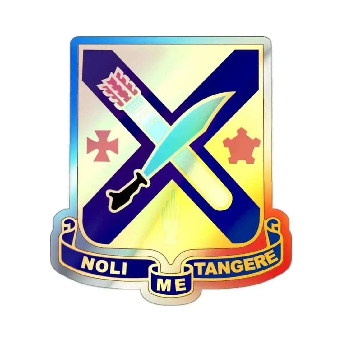 2 Infantry Regiment (U.S. Army) Holographic STICKER Die-Cut Vinyl Decal 2 Inch Holographic - The Sticker Space