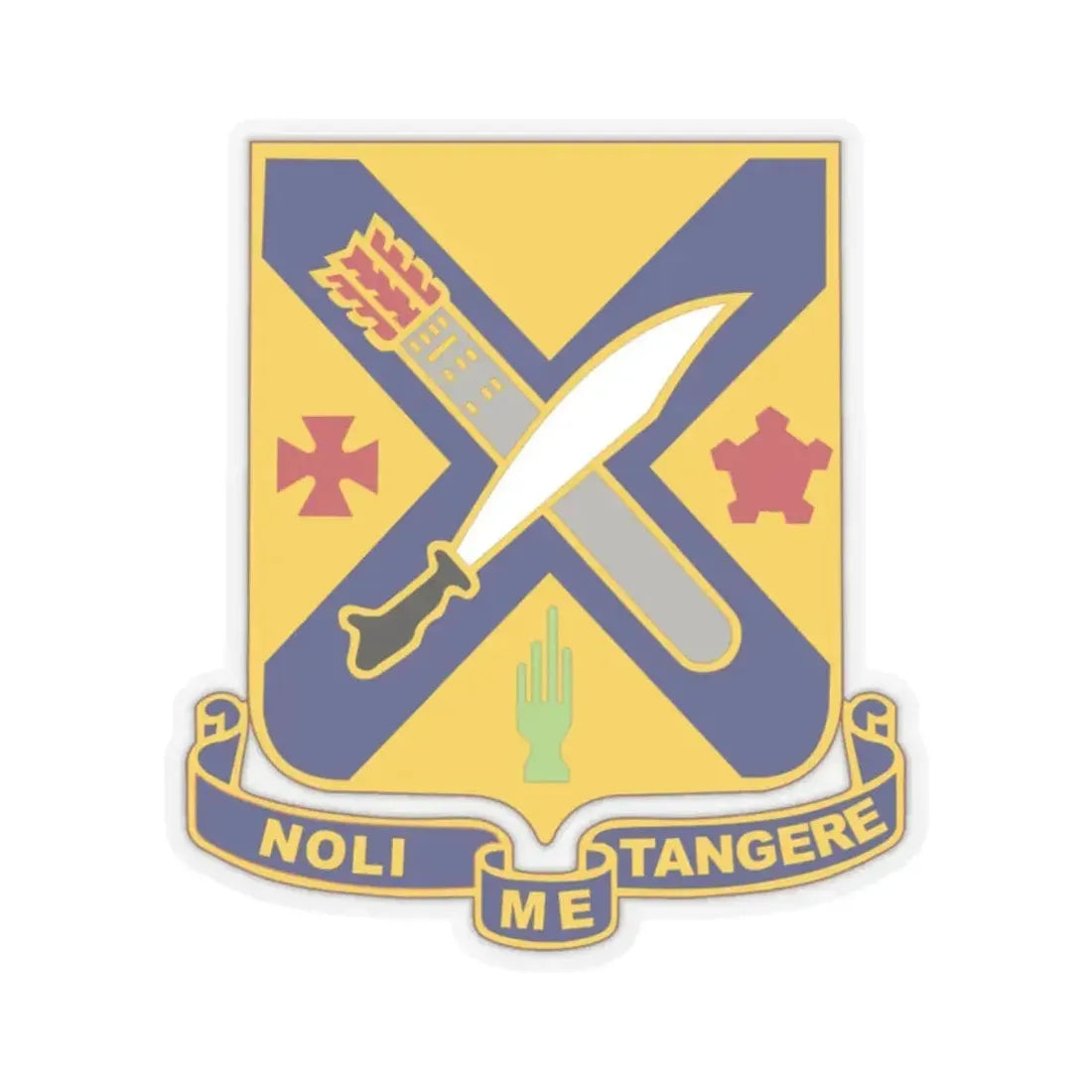 2 Infantry Regiment (U.S. Army) STICKER Vinyl Kiss-Cut Decal 2 Inch Transparent - The Sticker Space
