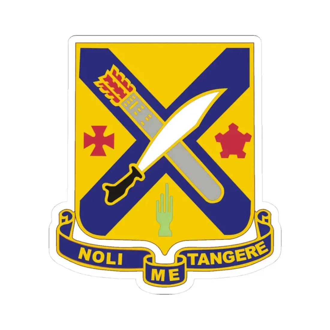 2 Infantry Regiment (U.S. Army) STICKER Vinyl Kiss-Cut Decal 3 Inch White - The Sticker Space