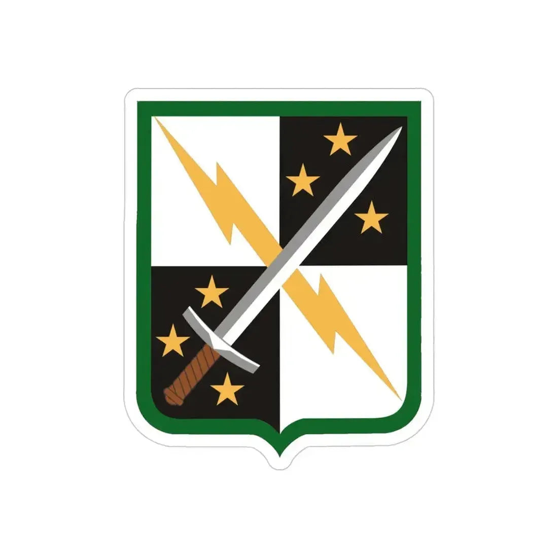 2 Information Operations Battalion 2 (U.S. Army) REVERSE PRINT Transparent Die-Cut STICKER - The Sticker Space