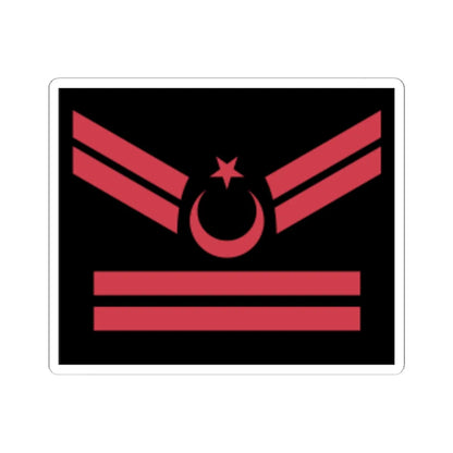 2 Kademeli Uzman Çavuş rütbe (Turkey) (Military Rank) STICKER Vinyl Kiss-Cut Decal 6 Inch White - The Sticker Space
