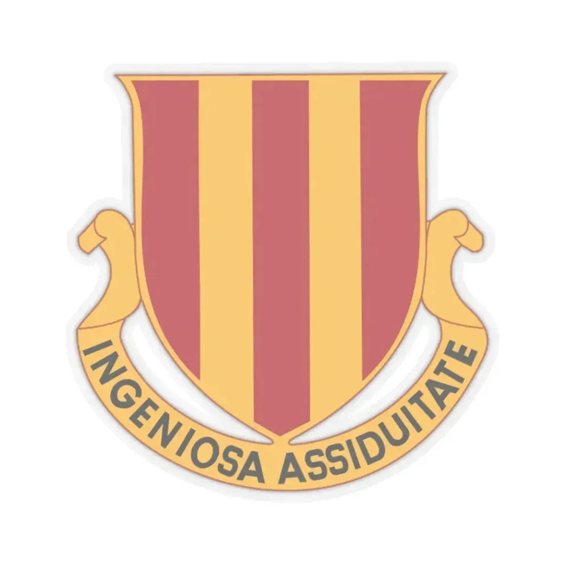 2 Maintenance Battalion (U.S. Army) STICKER Vinyl Kiss-Cut Decal 2 Inch Transparent - The Sticker Space