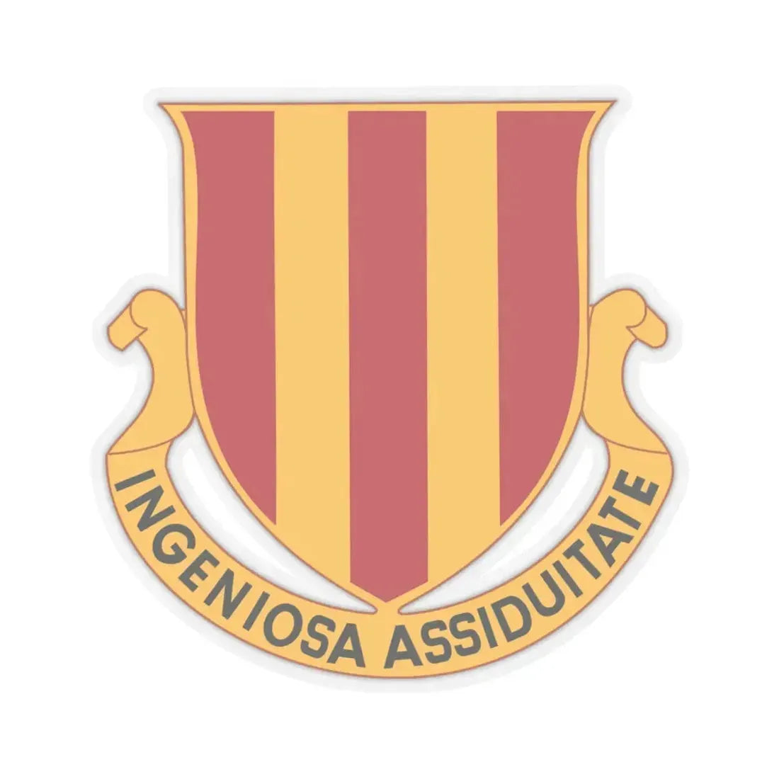 2 Maintenance Battalion (U.S. Army) STICKER Vinyl Kiss-Cut Decal 4 Inch Transparent - The Sticker Space