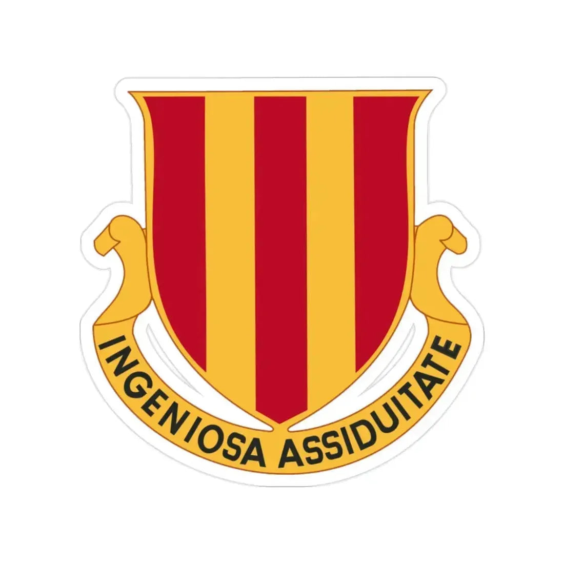 2 Maintenance Battalion (U.S. Army) Transparent STICKER Die-Cut Vinyl Decal 2 Inch - The Sticker Space