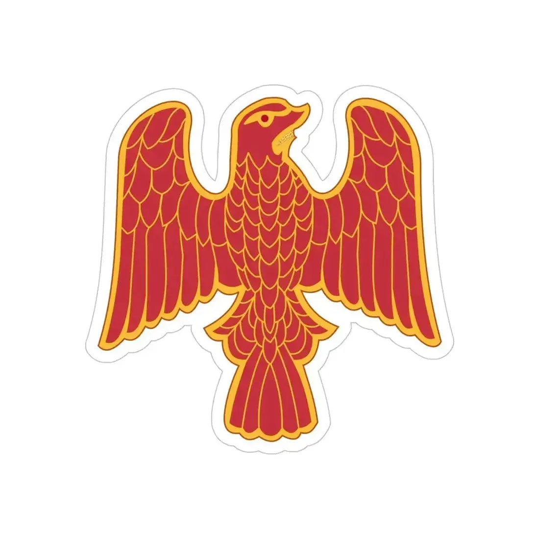 2 Maintenance Company (U.S. Army) REVERSE PRINT Transparent Die-Cut STICKER 5 Inch Die-Cut Transparent - The Sticker Space