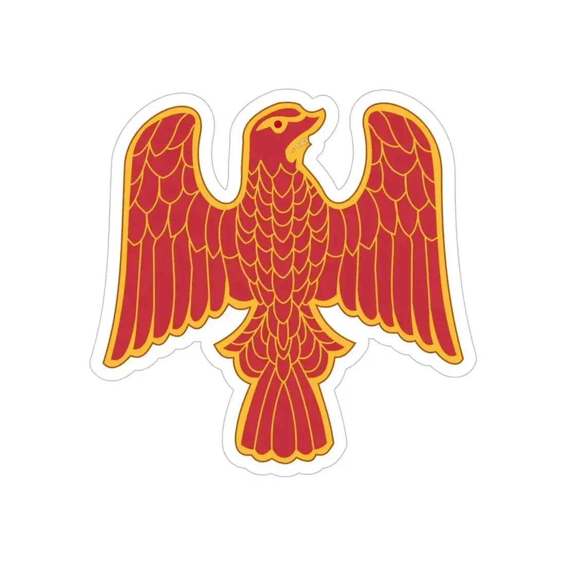 2 Maintenance Company (U.S. Army) REVERSE PRINT Transparent Die-Cut STICKER 6 Inch Die-Cut Transparent - The Sticker Space