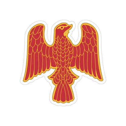 2 Maintenance Company (U.S. Army) REVERSE PRINT Transparent Die-Cut STICKER 6 Inch Die-Cut Transparent - The Sticker Space