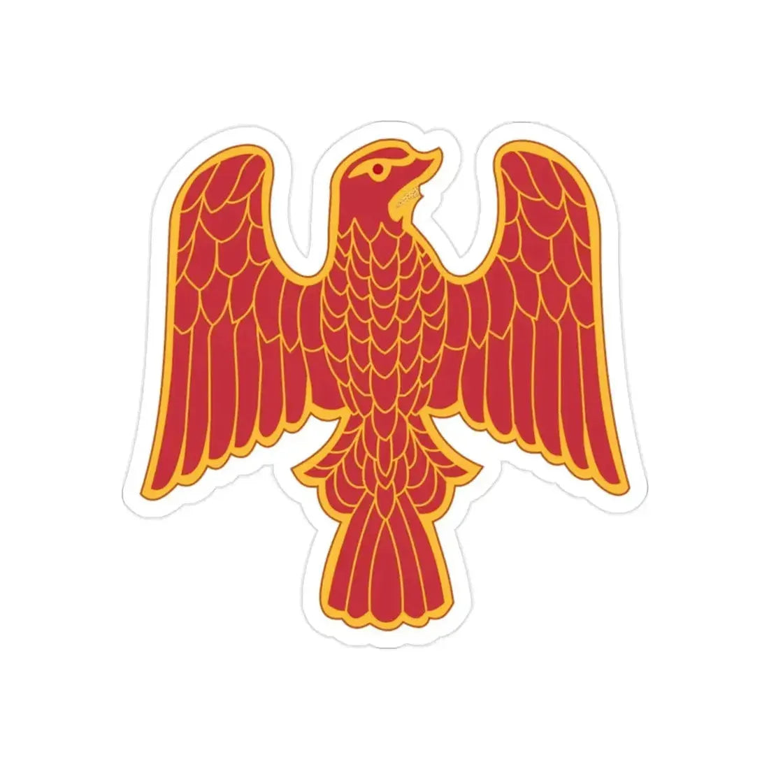 2 Maintenance Company (U.S. Army) REVERSE PRINT Transparent Die-Cut STICKER - The Sticker Space