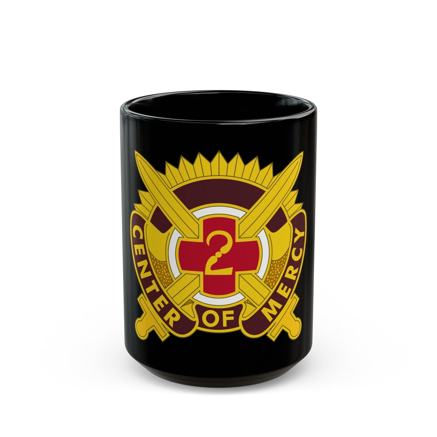 2 Medical Brigade 2 (U.S. Army) Black Coffee Mug-15oz-The Sticker Space