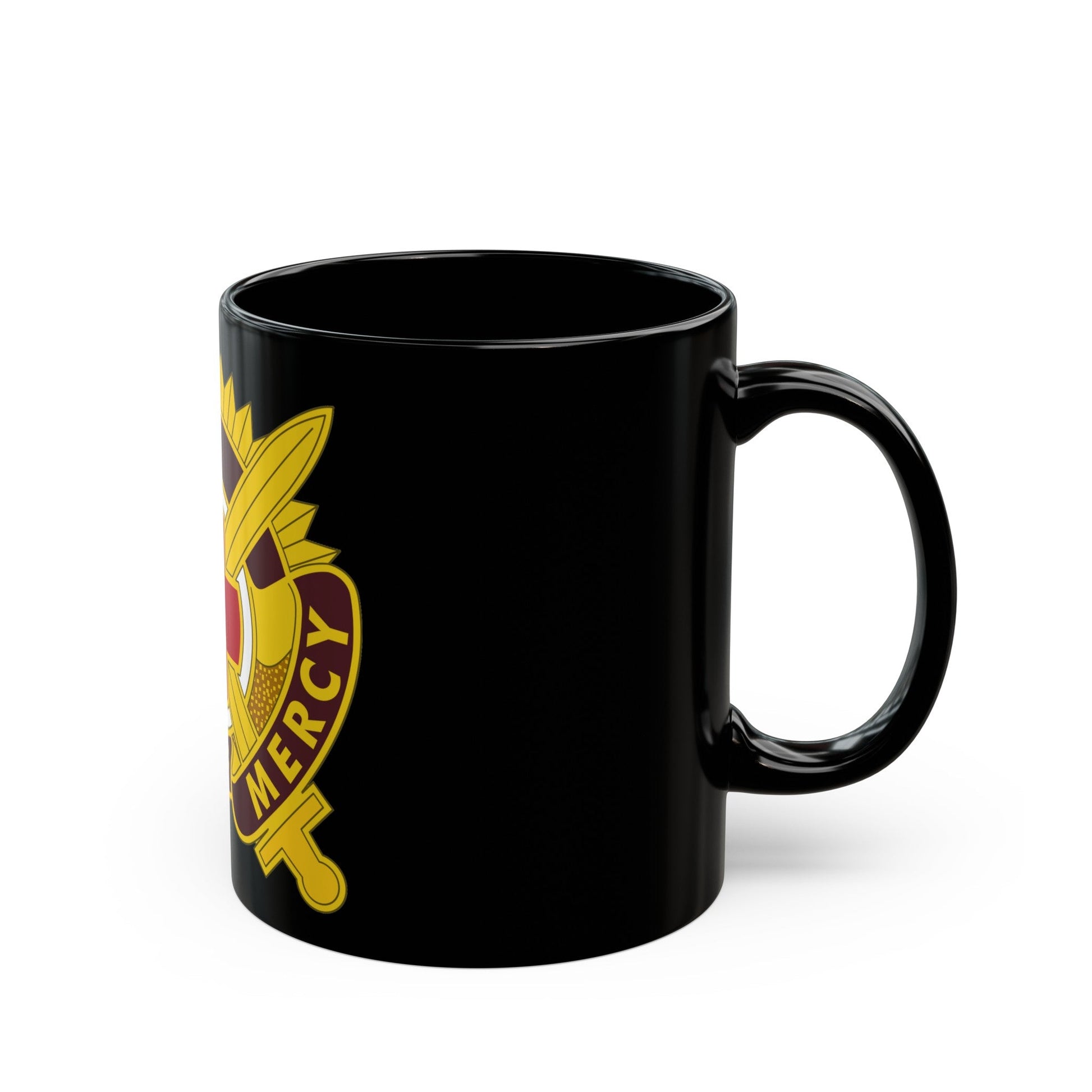 2 Medical Brigade 2 (U.S. Army) Black Coffee Mug-The Sticker Space