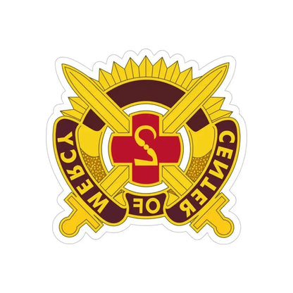 2 Medical Brigade 2 (U.S. Army) REVERSE PRINT Transparent Die-Cut STICKER 6 Inch Die-Cut Transparent - The Sticker Space