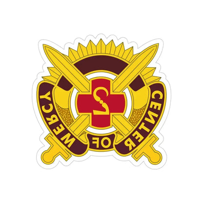 2 Medical Brigade 2 (U.S. Army) REVERSE PRINT Transparent Die-Cut STICKER - The Sticker Space