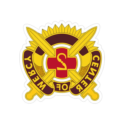 2 Medical Brigade 2 (U.S. Army) REVERSE PRINT Transparent Die-Cut STICKER - The Sticker Space