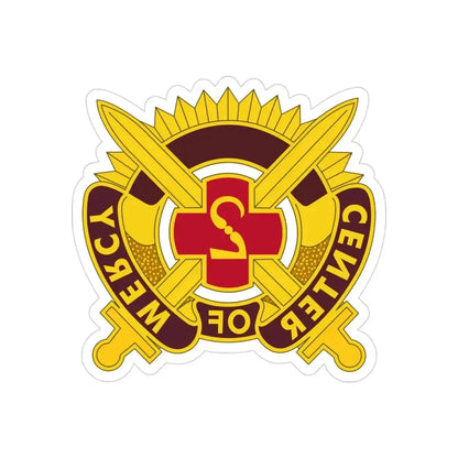 2 Medical Brigade 2 (U.S. Army) REVERSE PRINT Transparent Die-Cut STICKER - The Sticker Space