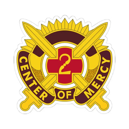 2 Medical Brigade 2 (U.S. Army) STICKER Vinyl Kiss-Cut Decal 4 Inch White - The Sticker Space