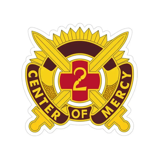 2 Medical Brigade 2 (U.S. Army) Transparent STICKER Die-Cut Vinyl Decal 6 Inch - The Sticker Space