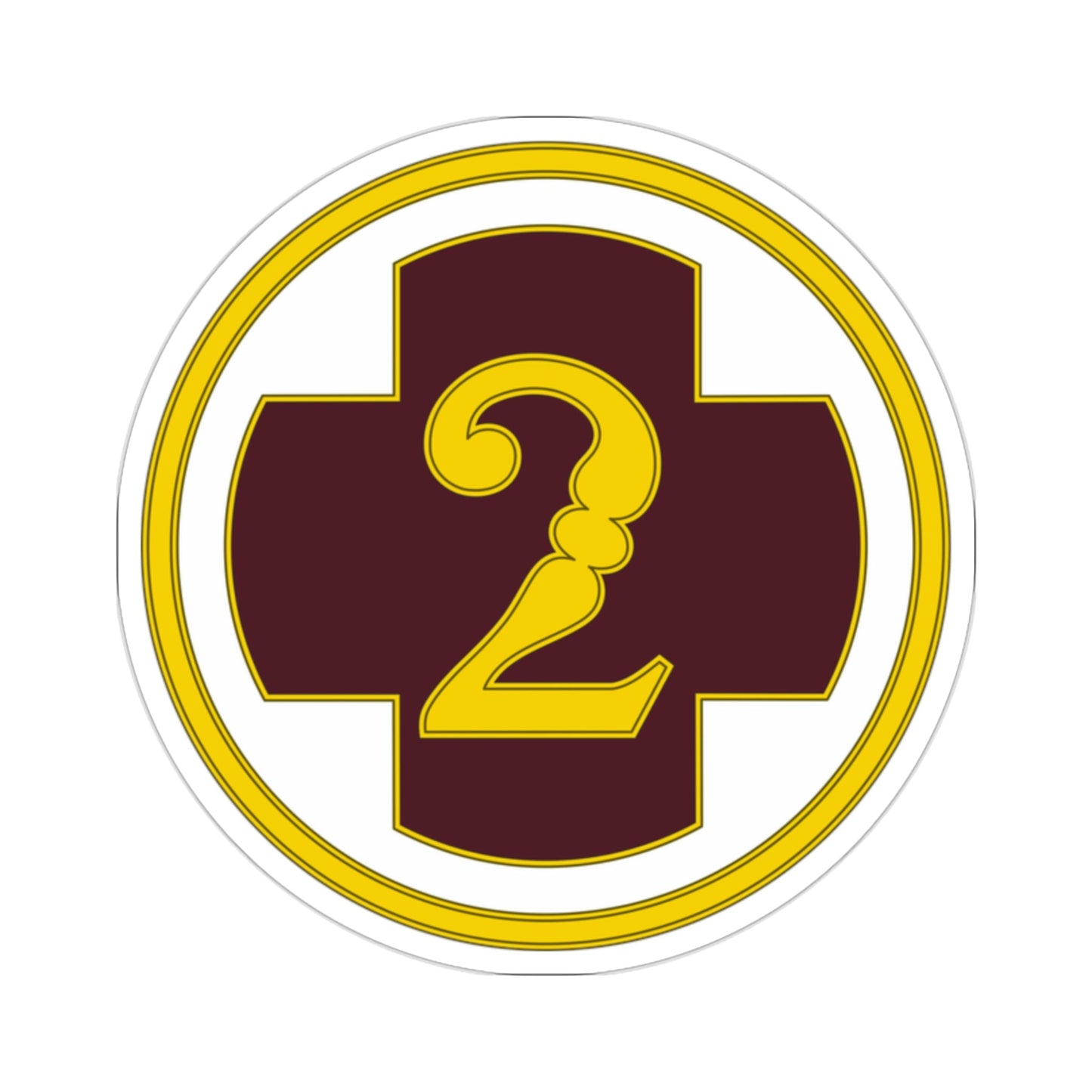 2 Medical Brigade 3 (U.S. Army) STICKER Vinyl Die-Cut Decal-2 Inch-The Sticker Space