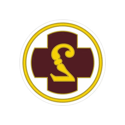 2 Medical Brigade 3 (U.S. Army) REVERSE PRINT Transparent Die-Cut STICKER 2 Inch Die-Cut Transparent - The Sticker Space