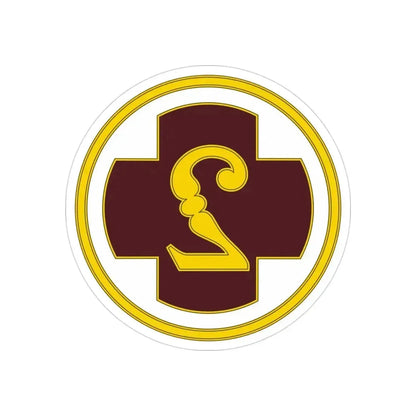 2 Medical Brigade 3 (U.S. Army) REVERSE PRINT Transparent Die-Cut STICKER 3 Inch Die-Cut Transparent - The Sticker Space