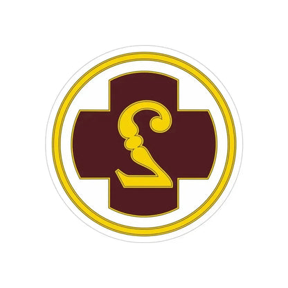2 Medical Brigade 3 (U.S. Army) REVERSE PRINT Transparent Die-Cut STICKER 5 Inch Die-Cut Transparent - The Sticker Space