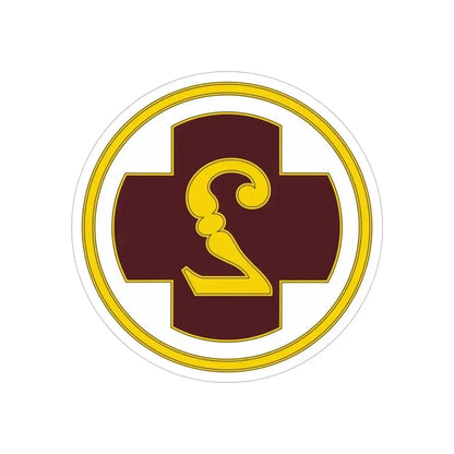 2 Medical Brigade 3 (U.S. Army) REVERSE PRINT Transparent Die-Cut STICKER 6 Inch Die-Cut Transparent - The Sticker Space