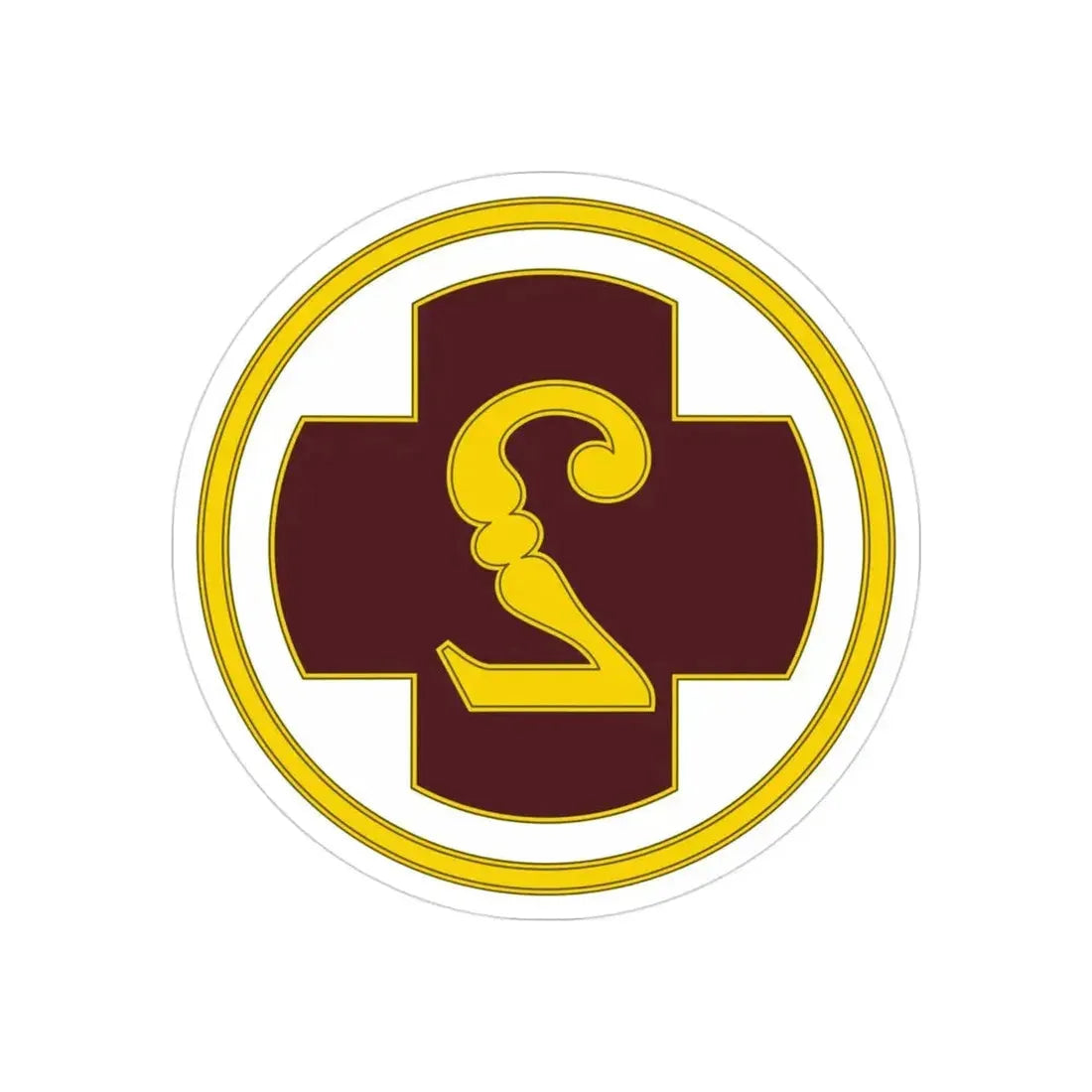 2 Medical Brigade 3 (U.S. Army) REVERSE PRINT Transparent Die-Cut STICKER - The Sticker Space