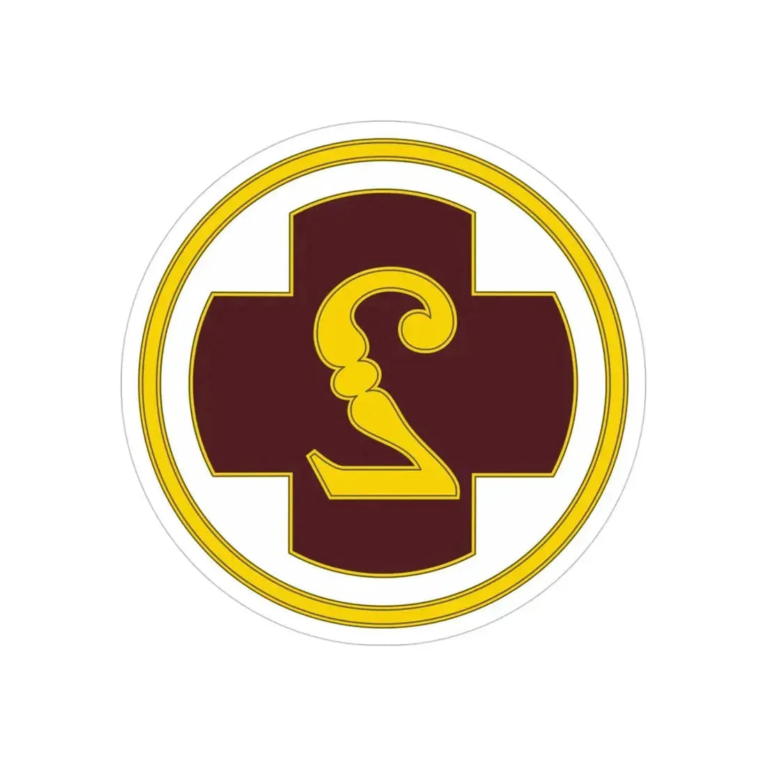 2 Medical Brigade 3 (U.S. Army) REVERSE PRINT Transparent Die-Cut STICKER - The Sticker Space