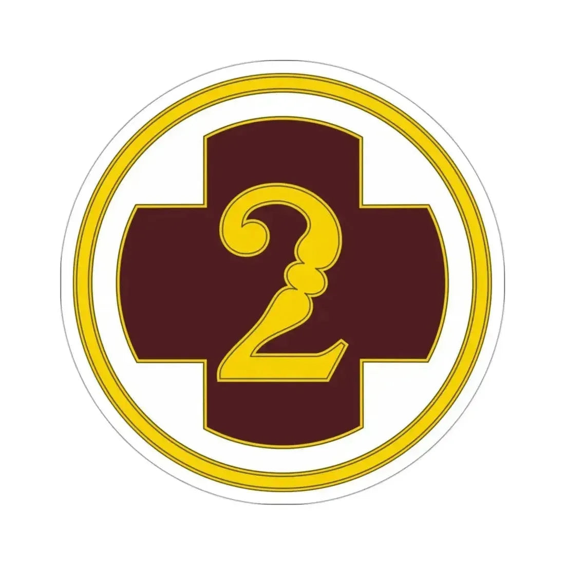 2 Medical Brigade 3 (U.S. Army) STICKER Vinyl Die-Cut Decal 3 Inch - The Sticker Space