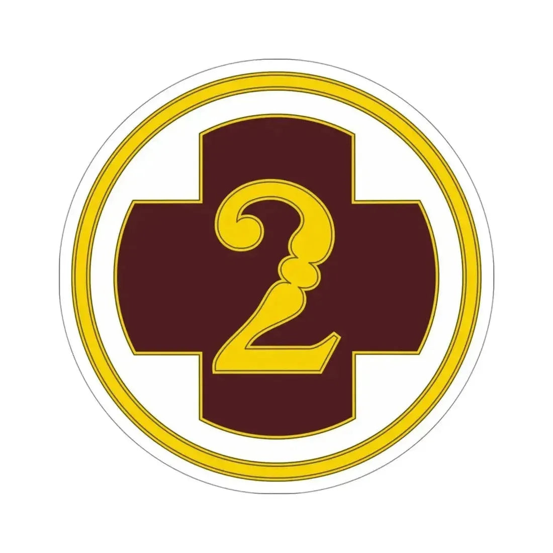 2 Medical Brigade 3 (U.S. Army) STICKER Vinyl Die-Cut Decal 4 Inch - The Sticker Space