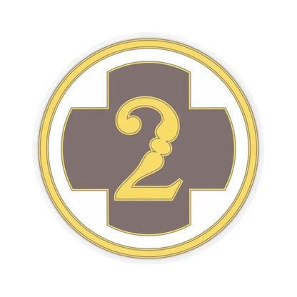 2 Medical Brigade 3 (U.S. Army) STICKER Vinyl Kiss-Cut Decal 2 Inch Transparent - The Sticker Space
