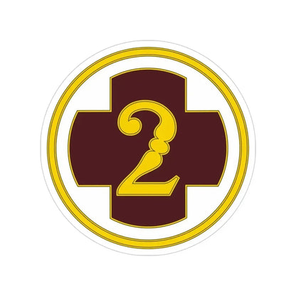2 Medical Brigade 3 (U.S. Army) Transparent STICKER Die-Cut Vinyl Decal 4 Inch - The Sticker Space
