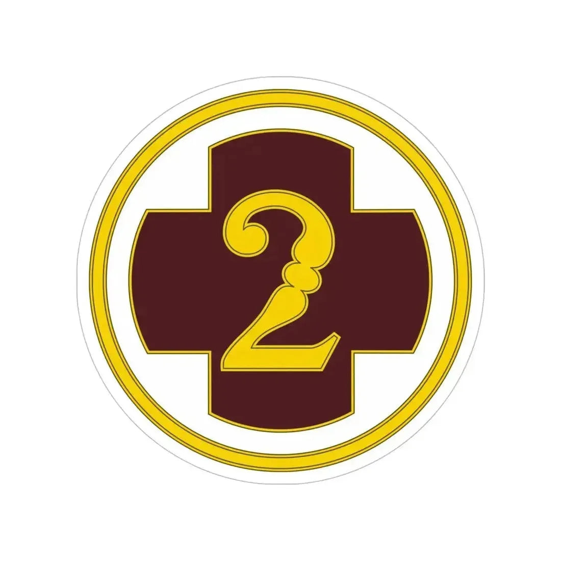 2 Medical Brigade 3 (U.S. Army) Transparent STICKER Die-Cut Vinyl Decal 6 Inch - The Sticker Space