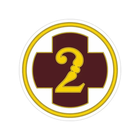 2 Medical Brigade 3 (U.S. Army) Transparent STICKER Die-Cut Vinyl Decal 6 Inch - The Sticker Space
