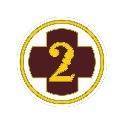 2 Medical Brigade 3 (U.S. Army) Transparent STICKER Die-Cut Vinyl Decal 6 Inch - The Sticker Space