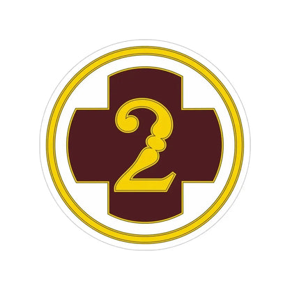 2 Medical Brigade 3 (U.S. Army) Transparent STICKER Die-Cut Vinyl Decal - The Sticker Space