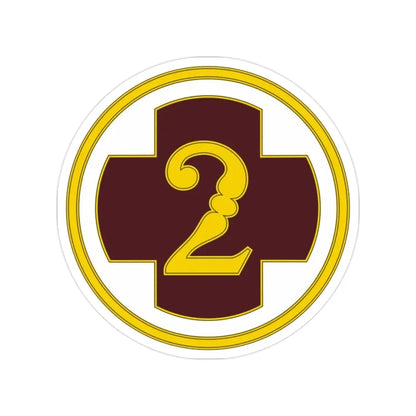 2 Medical Brigade 3 (U.S. Army) Transparent STICKER Die-Cut Vinyl Decal - The Sticker Space