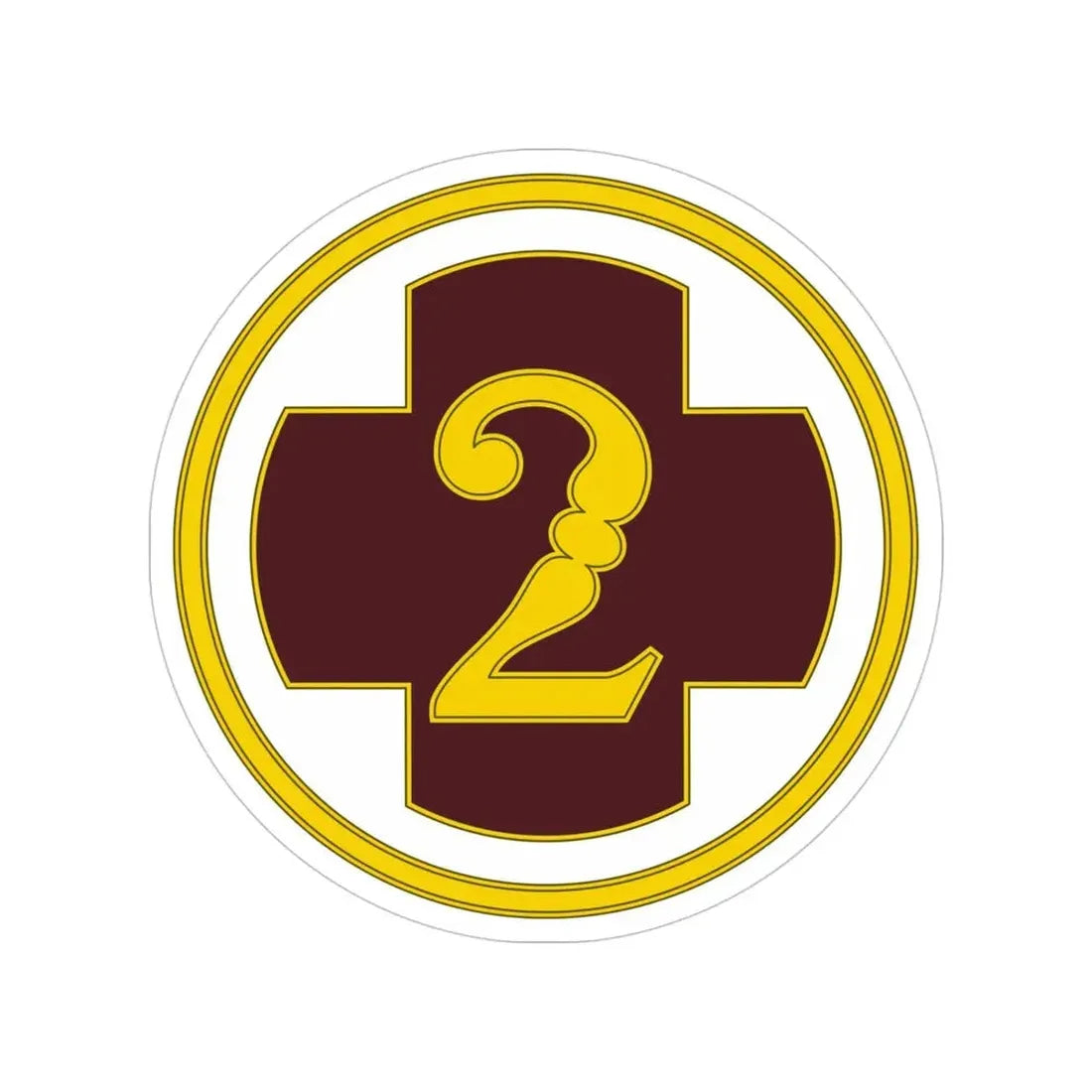 2 Medical Brigade 3 (U.S. Army) Transparent STICKER Die-Cut Vinyl Decal - The Sticker Space