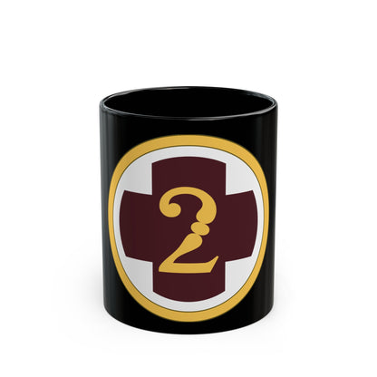 2 Medical Brigade (U.S. Army) Black Coffee Mug-11oz-The Sticker Space