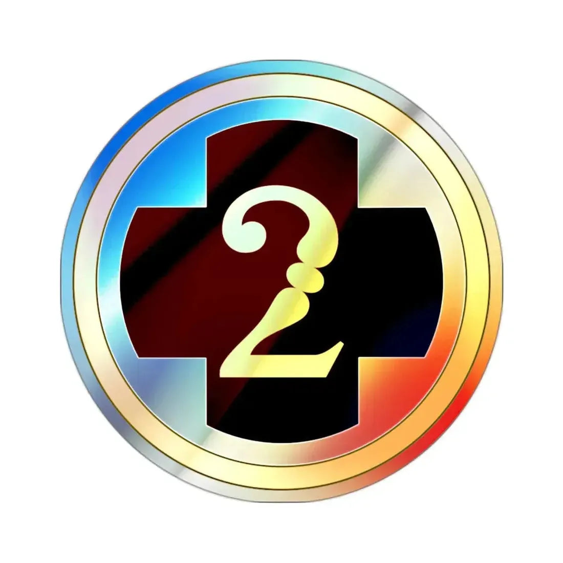 2 Medical Brigade (U.S. Army) Holographic STICKER Die-Cut Vinyl Decal - The Sticker Space