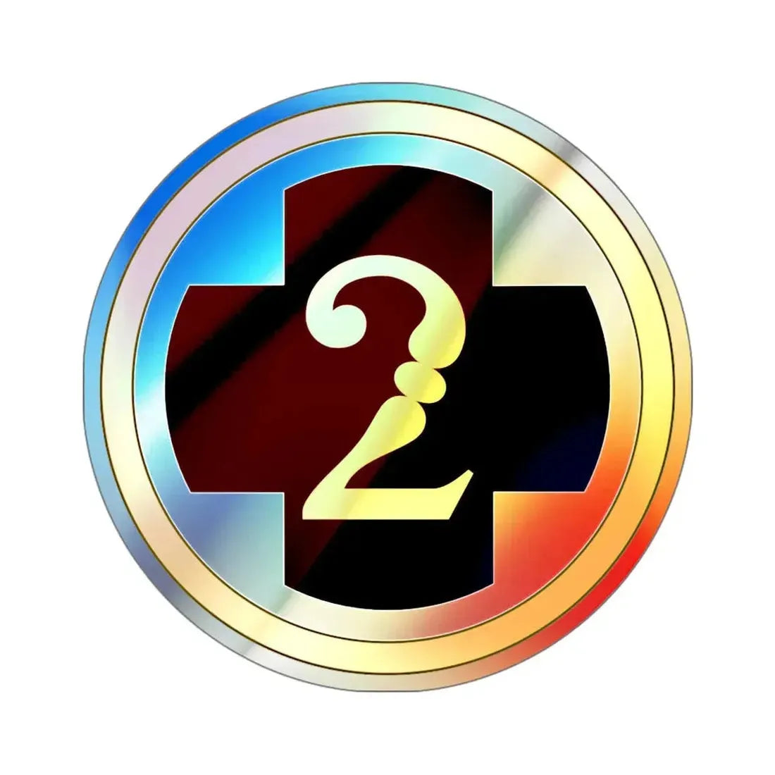 2 Medical Brigade (U.S. Army) Holographic STICKER Die-Cut Vinyl Decal - The Sticker Space