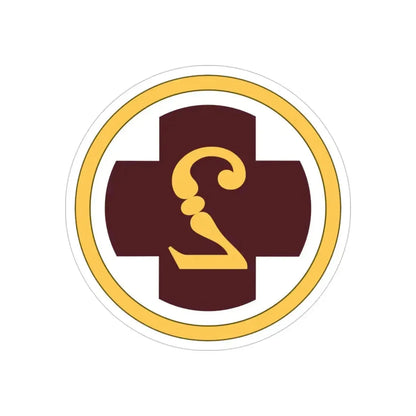 2 Medical Brigade (U.S. Army) REVERSE PRINT Transparent Die-Cut STICKER - The Sticker Space