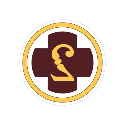 2 Medical Brigade (U.S. Army) REVERSE PRINT Transparent Die-Cut STICKER - The Sticker Space