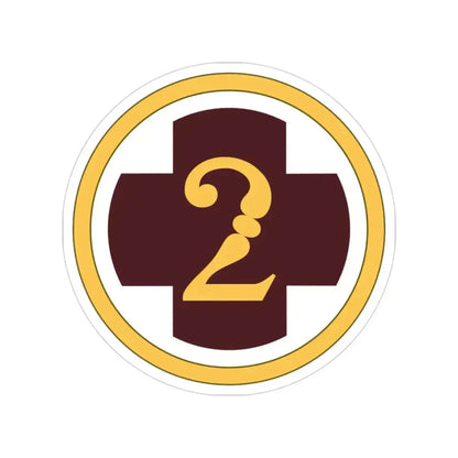 2 Medical Brigade (U.S. Army) Transparent STICKER Die-Cut Vinyl Decal 3 Inch - The Sticker Space