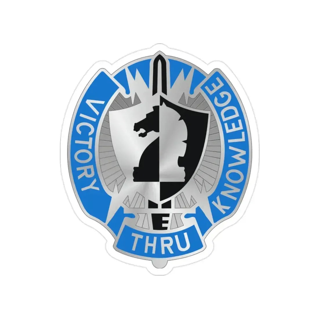 2 Military Intelligence Command 2 (U.S. Army) Transparent STICKER Die-Cut Vinyl Decal 2 Inch - The Sticker Space