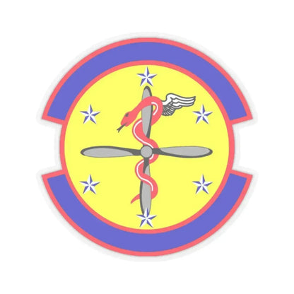 2 Operational Medical Readiness Squadron AFGSC (U.S. Air Force) STICKER Vinyl Kiss-Cut Decal 3 Inch Transparent - The Sticker Space