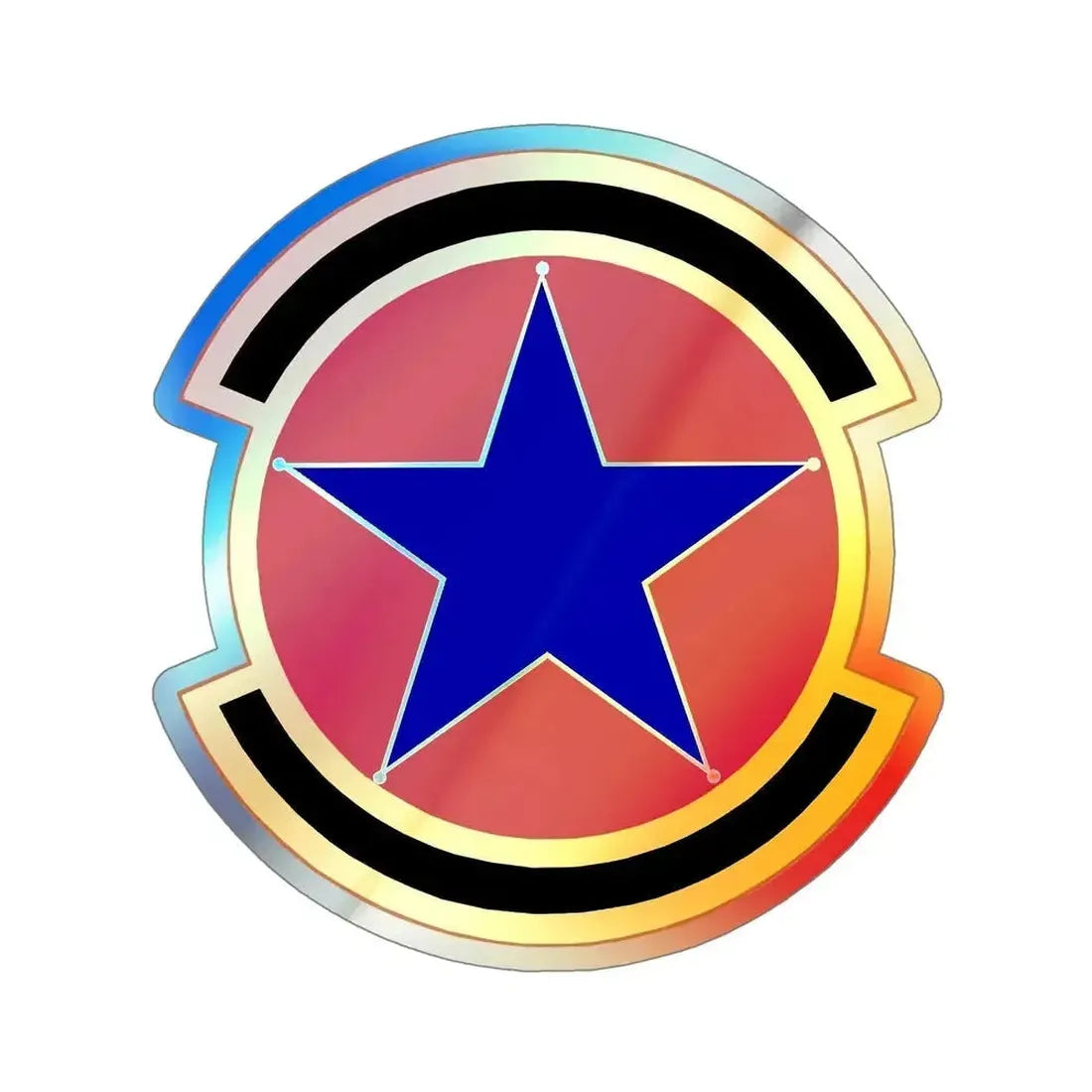 2 Operations Support Squadron ACC (U.S. Air Force) Holographic STICKER Die-Cut Vinyl Decal 5 Inch Holographic - The Sticker Space