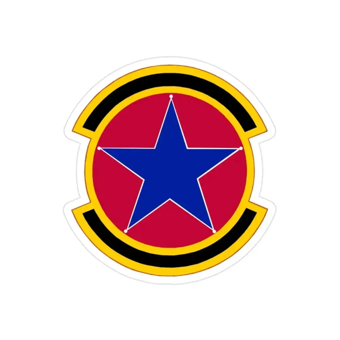 2 Operations Support Squadron ACC (U.S. Air Force) REVERSE PRINT Transparent Die-Cut STICKER 2 Inch Die-Cut Transparent - The Sticker Space