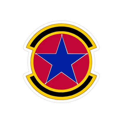 2 Operations Support Squadron ACC (U.S. Air Force) REVERSE PRINT Transparent Die-Cut STICKER 3 Inch Die-Cut Transparent - The Sticker Space