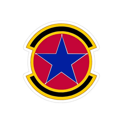 2 Operations Support Squadron ACC (U.S. Air Force) REVERSE PRINT Transparent Die-Cut STICKER 4 Inch Die-Cut Transparent - The Sticker Space