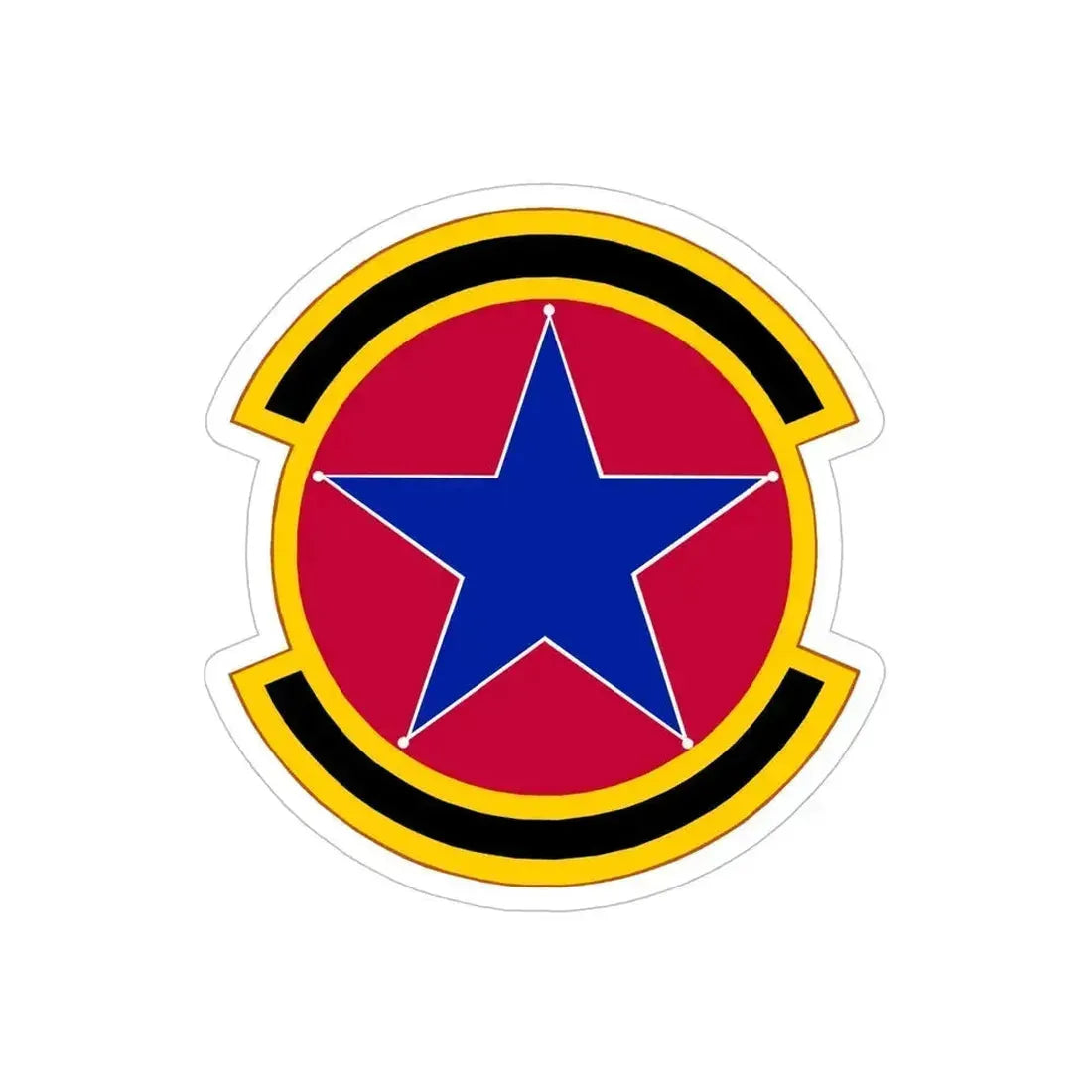 2 Operations Support Squadron ACC (U.S. Air Force) REVERSE PRINT Transparent Die-Cut STICKER 6 Inch Die-Cut Transparent - The Sticker Space